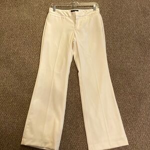 Banana Republic, cream dress pants, size 4p